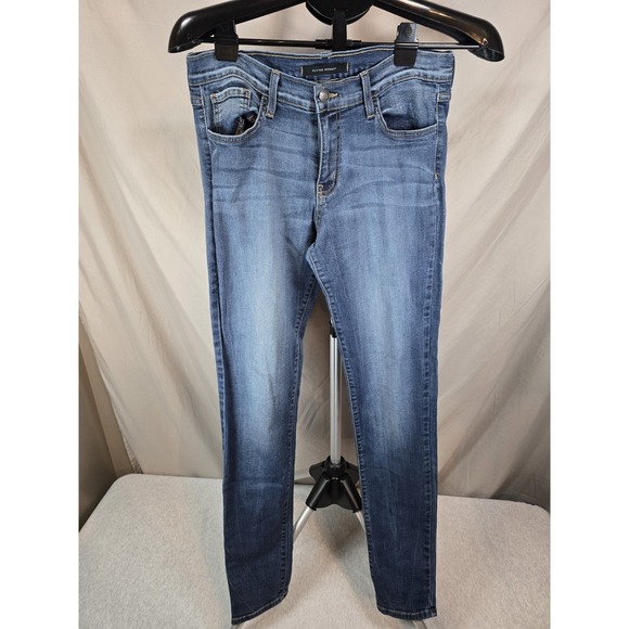 Flying Monkey Denim - Flying Monkey Jeans Womens 30 Blue Dark Wash Mid Rise Bootcut Stretch Denim